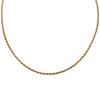 Collier d'occasion or 750 jaune torsadée - vue V1