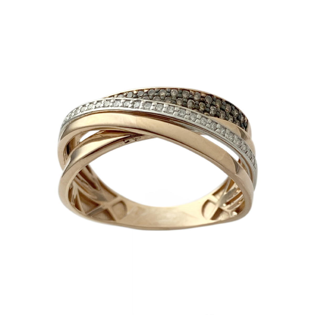 Bague d'occasion or 750 jaune diamant diamant