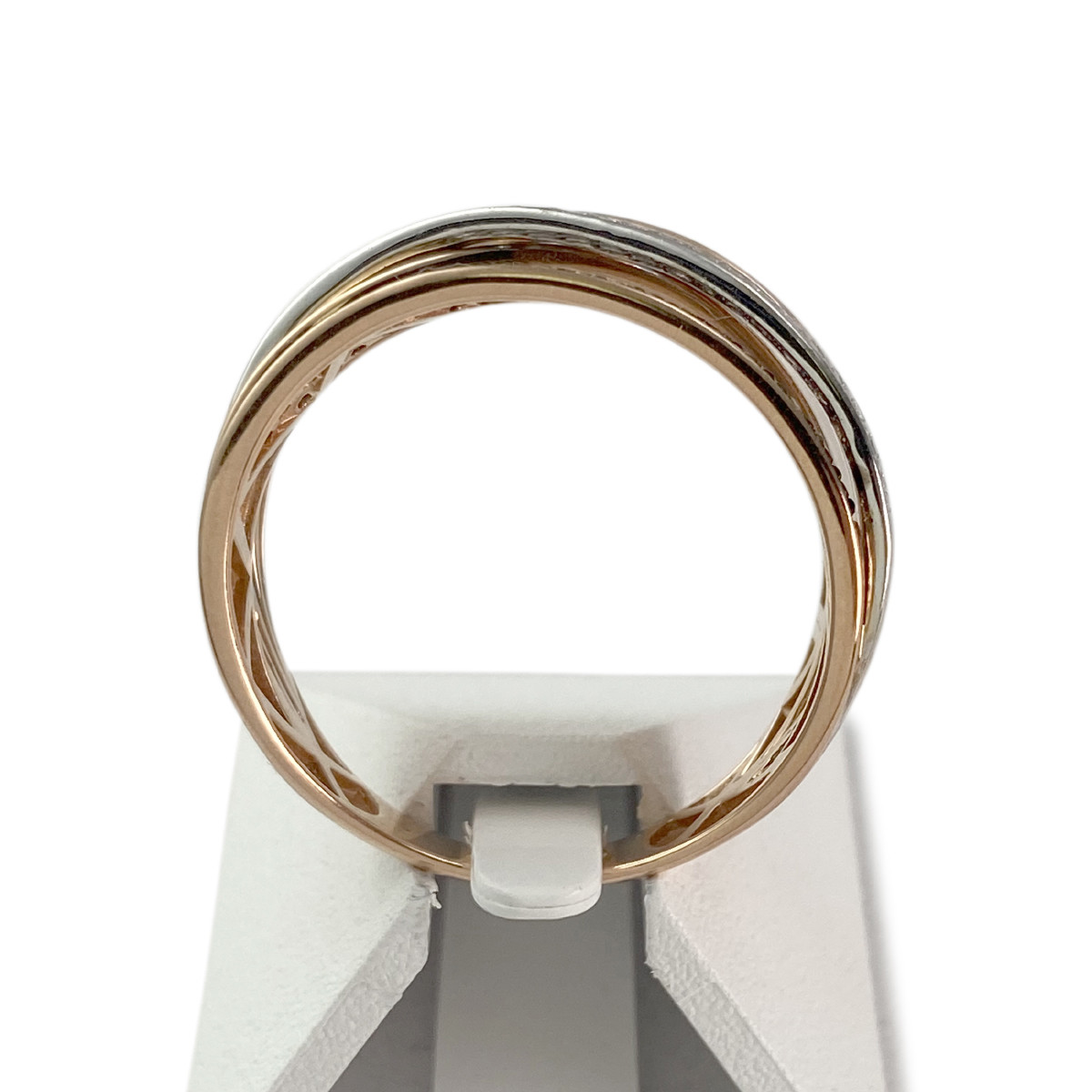 Bague d'occasion or 750 jaune diamant diamant - vue 3