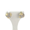 Boucles d'oreilles d'occasion or 750 jaune diamant - vue V1