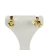 Boucles d'oreilles d'occasion or 750 jaune diamant - vue V3