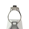 Bague d'occasion or 750 jaune saphir diamant - vue V3