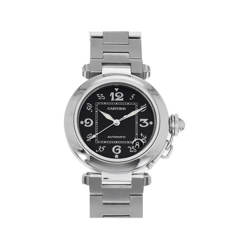 Montre d'occasion CARTIER Pasha mixte automatique bracelet acier
