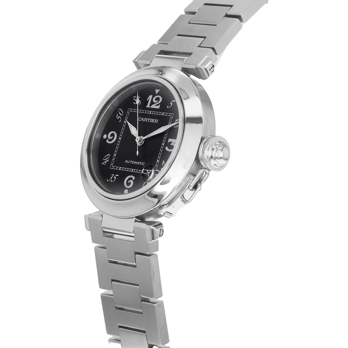 Tweedehands horloge CARTIER Pasha mixed automatisch stalen armband - bekijk D2