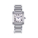 Montre d'occasion CARTIER Tank femme quartz bracelet acier - vue 1