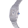 Montre d'occasion CARTIER Santos mixte quartz bracelet acier - vue VD2