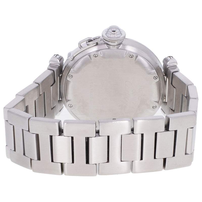 Montre d'occasion CARTIER Pasha femme automatique bracelet acier - vue 3