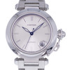 Second hand watch CARTIER Pasha woman automatic steel bracelet - view VD1
