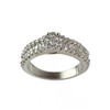 Bague d'occasion or 750 blanc diamant diamant - vue V1