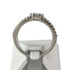 Bague d'occasion or 750 blanc diamant diamant - vue V3