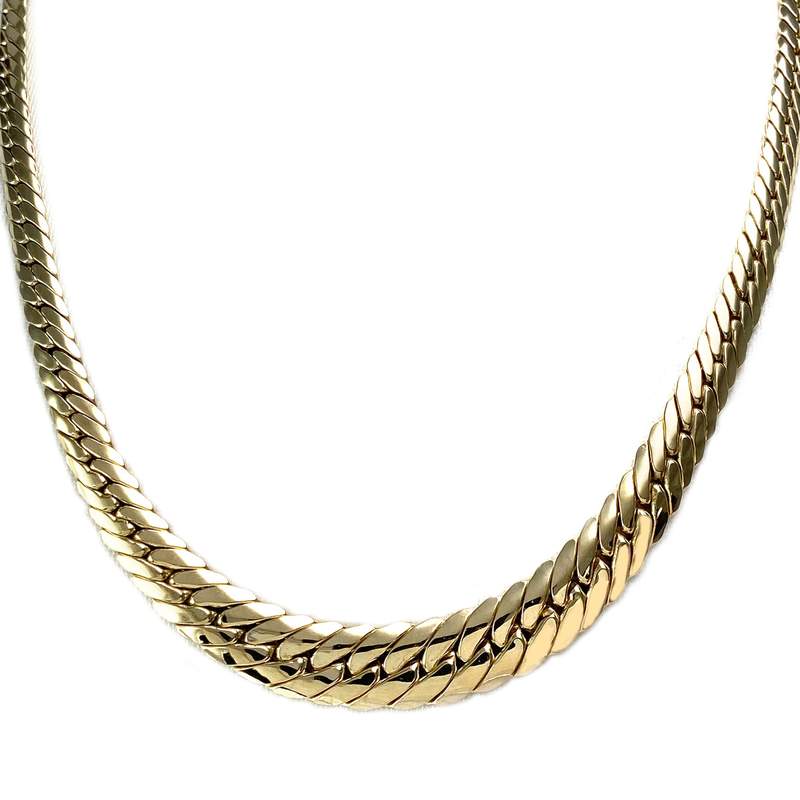 Collier d'occasion or 750 jaune maille anglaise - vue 1