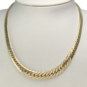 Collier d'occasion or 750 jaune maille anglaise