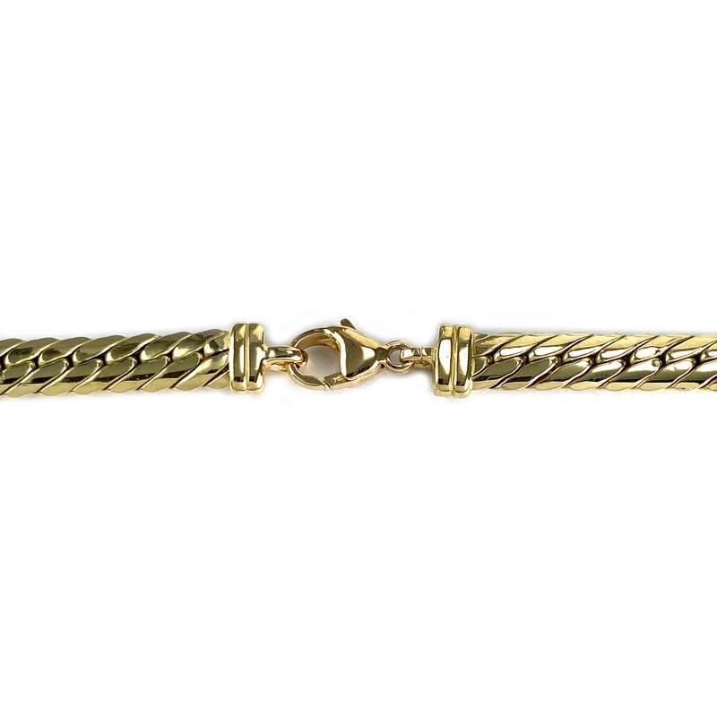 Collier d'occasion or 750 jaune maille anglaise - vue 3