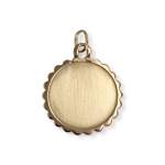 Médaille vierge d'occasion or 750 jaune - vue 2