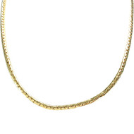 Collier d'occasion or 750 jaune maille haricot