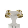 Boucles d'oreilles d'occasion or 750 jaune fantaisie - vue V3