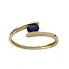 Bague d'occasion or 750 jaune saphir - vue V1