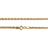 Collier d'occasion or 375 jaune maille torsadée - vue V3
