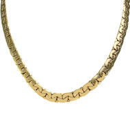 Collier d'occasion or 750 jaune maille haricot
