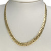 Collier d'occasion or 750 jaune maille haricot - vue V2