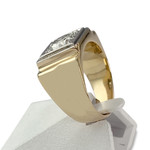 Bague d'occasion or 750 jaune diamant - vue 2