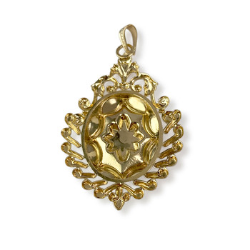 Pendentif d'occasion or 750 jaune rubis