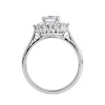 Bague d'occasion or 750 blanc diamant diamant - vue 3