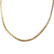 Collier d'occasion or 750 jaune maille haricot