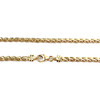 Collier d'occasion or 750 jaune maille haricot - vue V3