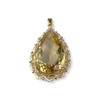 Pendentif d'occasion or 750 jaune citrine - vue V1