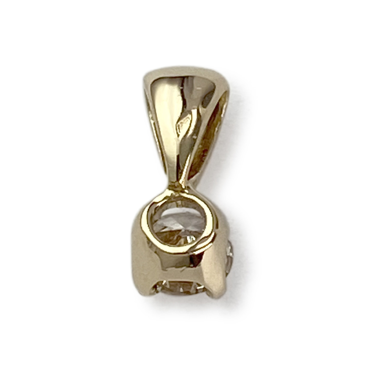 Pendentif d'occasion or 750 jaune diamant - vue 2