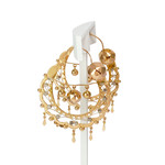 Créoles d'occasion or 750 jaune bohème - vue 2