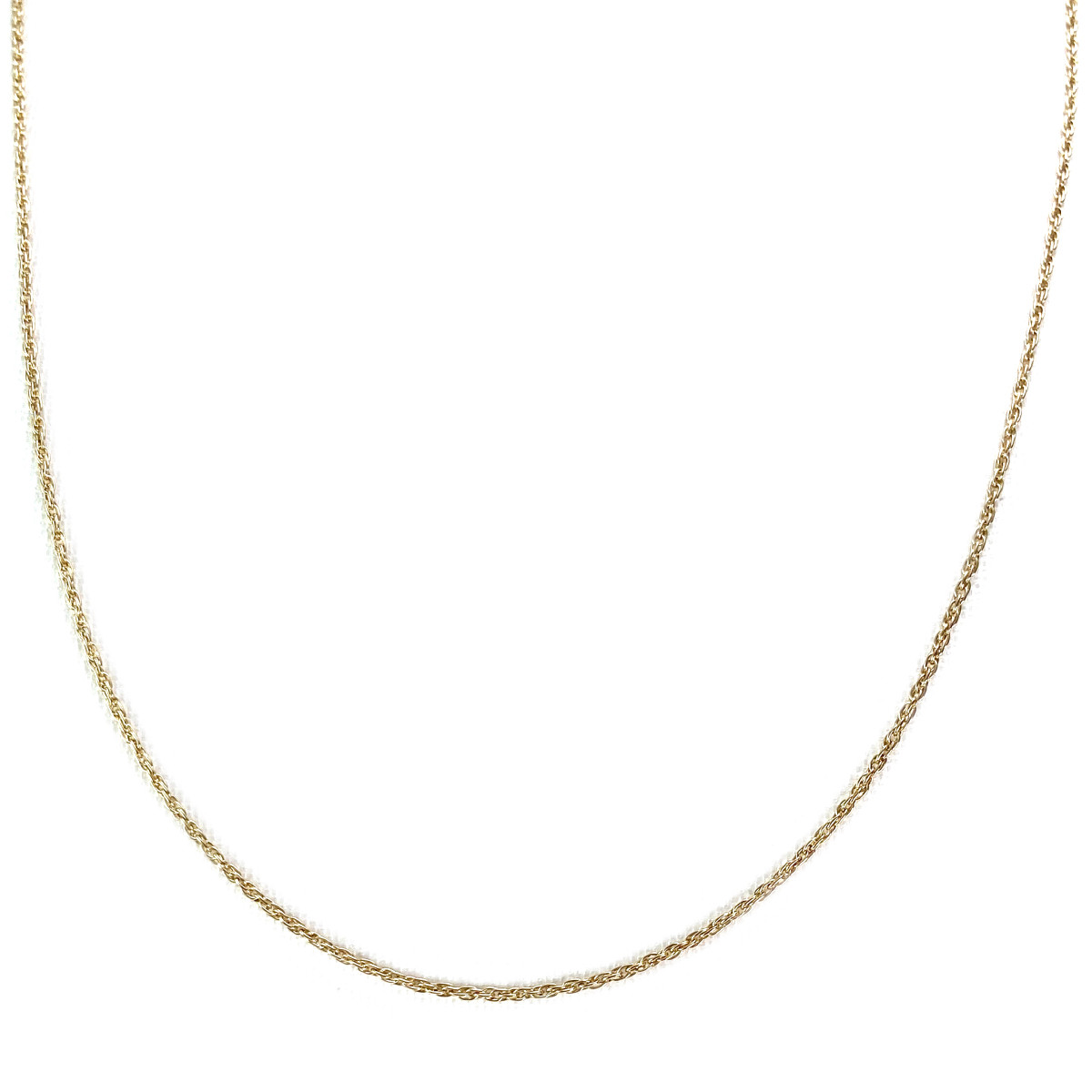 Chaîne d'occasion or 750 jaune maille torsadée