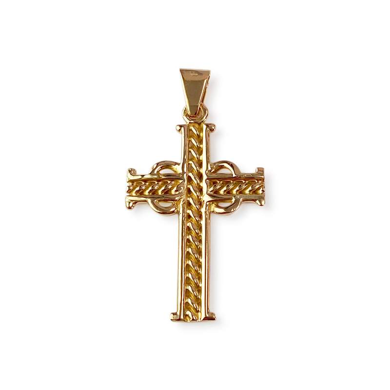 Croix d'occasion or 750 jaune - vue 2