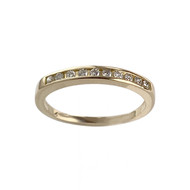 Alliance d'occasion or 750 jaune diamant