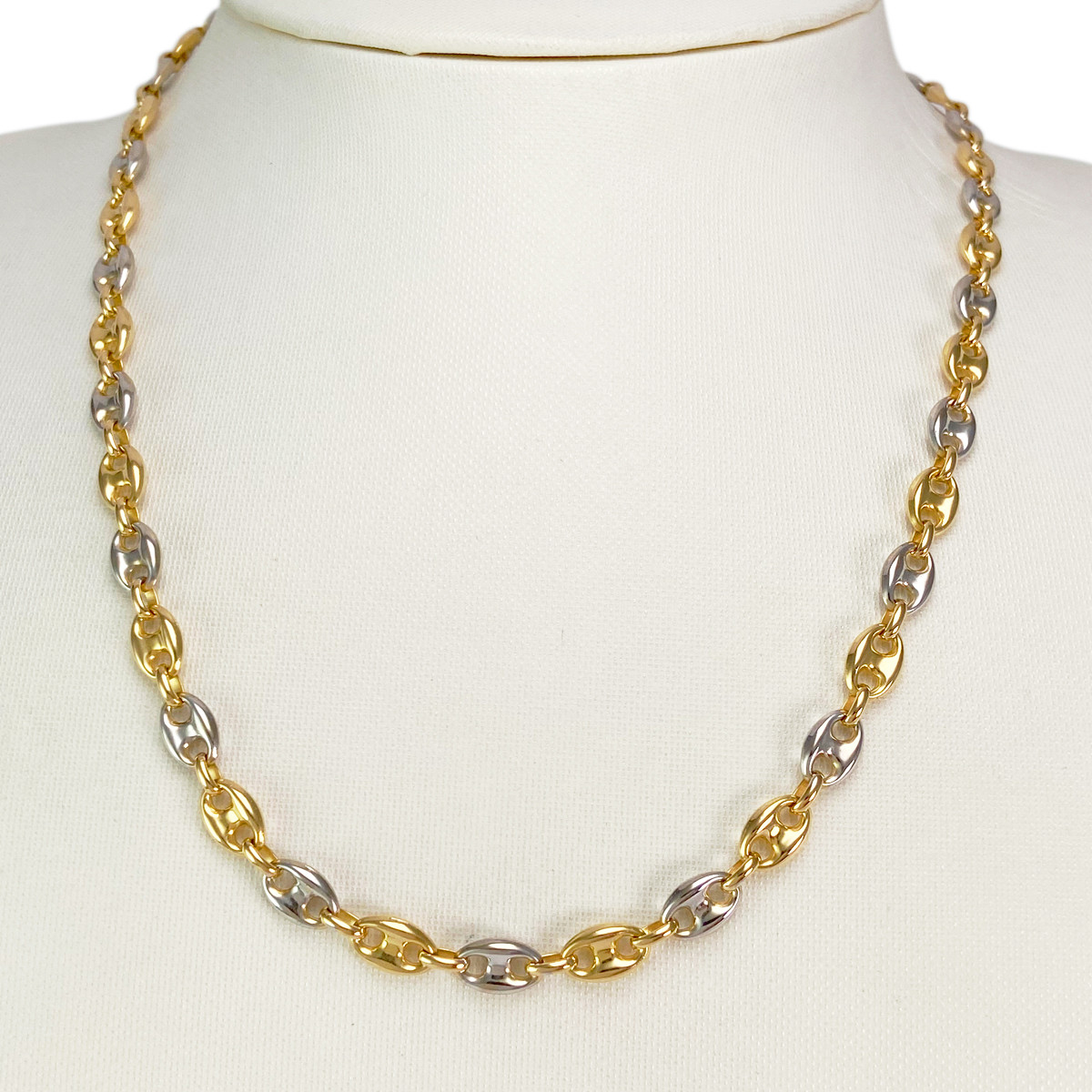 Collier d'occasion or 750 jaune § rhodié - vue 2