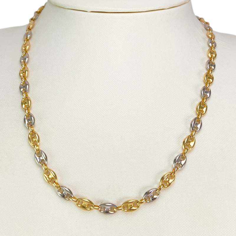 Collier d'occasion or 750 jaune § rhodié - vue 2