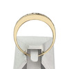 Bague d'occasion or 750 jaune demi tour diamant - vue V3