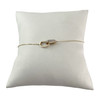 Bracelet souple d'occasion or 375 jaune diamant - vue V1