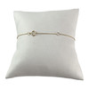 Bracelet souple d'occasion or 375 jaune diamant - vue V2