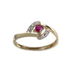 Bague d'occasion or 750 jaune rubis - vue V1