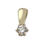 Pendentif d'occasion or 750 jaune diamant