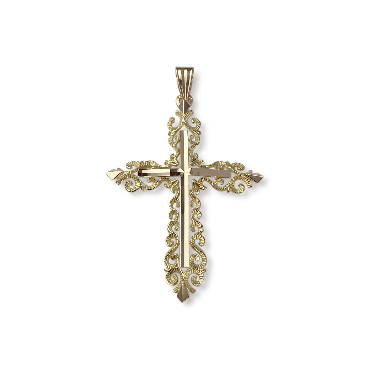 Croix d'occasion or 750 jaune