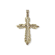 Croix d'occasion or 750 jaune