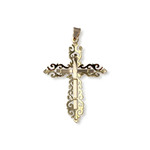 Croix d'occasion or 750 jaune - vue 2
