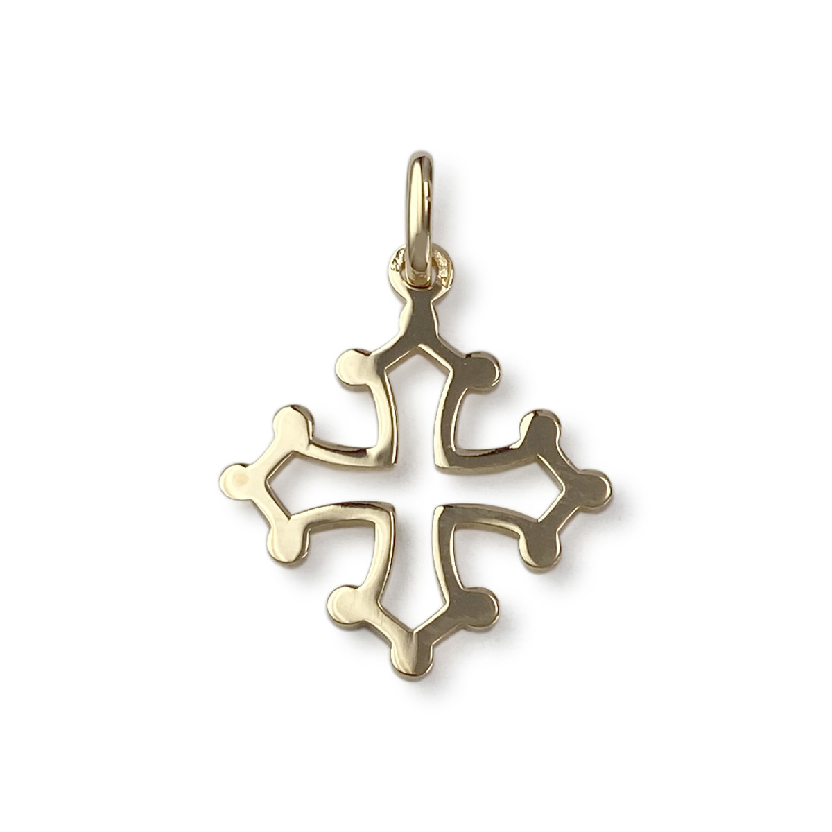 Croix d'occasion or 750 jaune