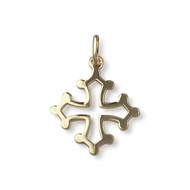 Croix d'occasion or 750 jaune