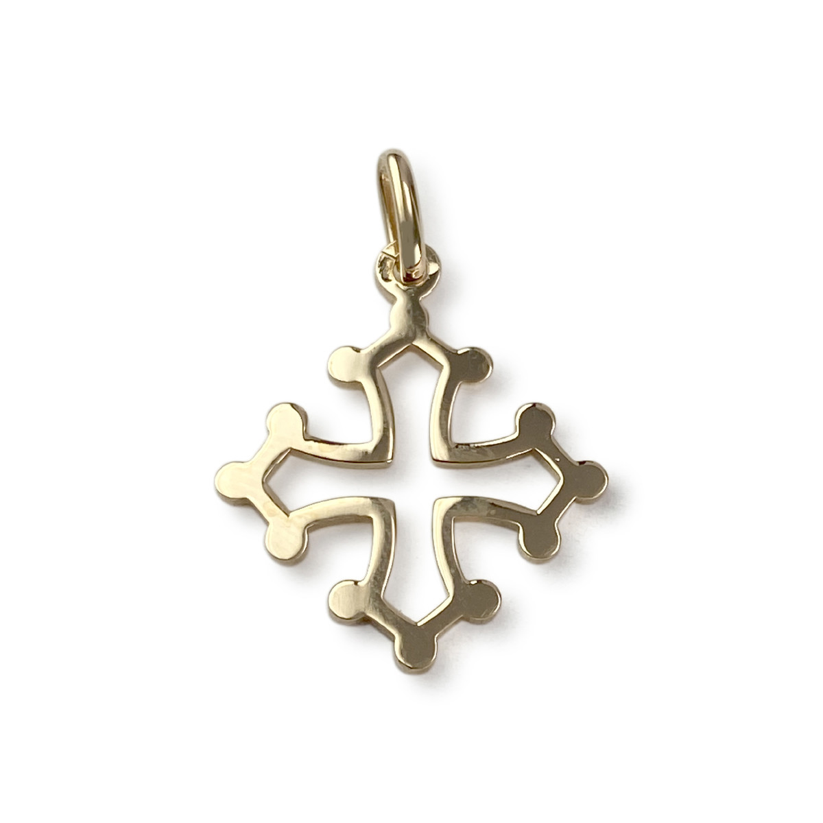 Croix d'occasion or 750 jaune - vue 2