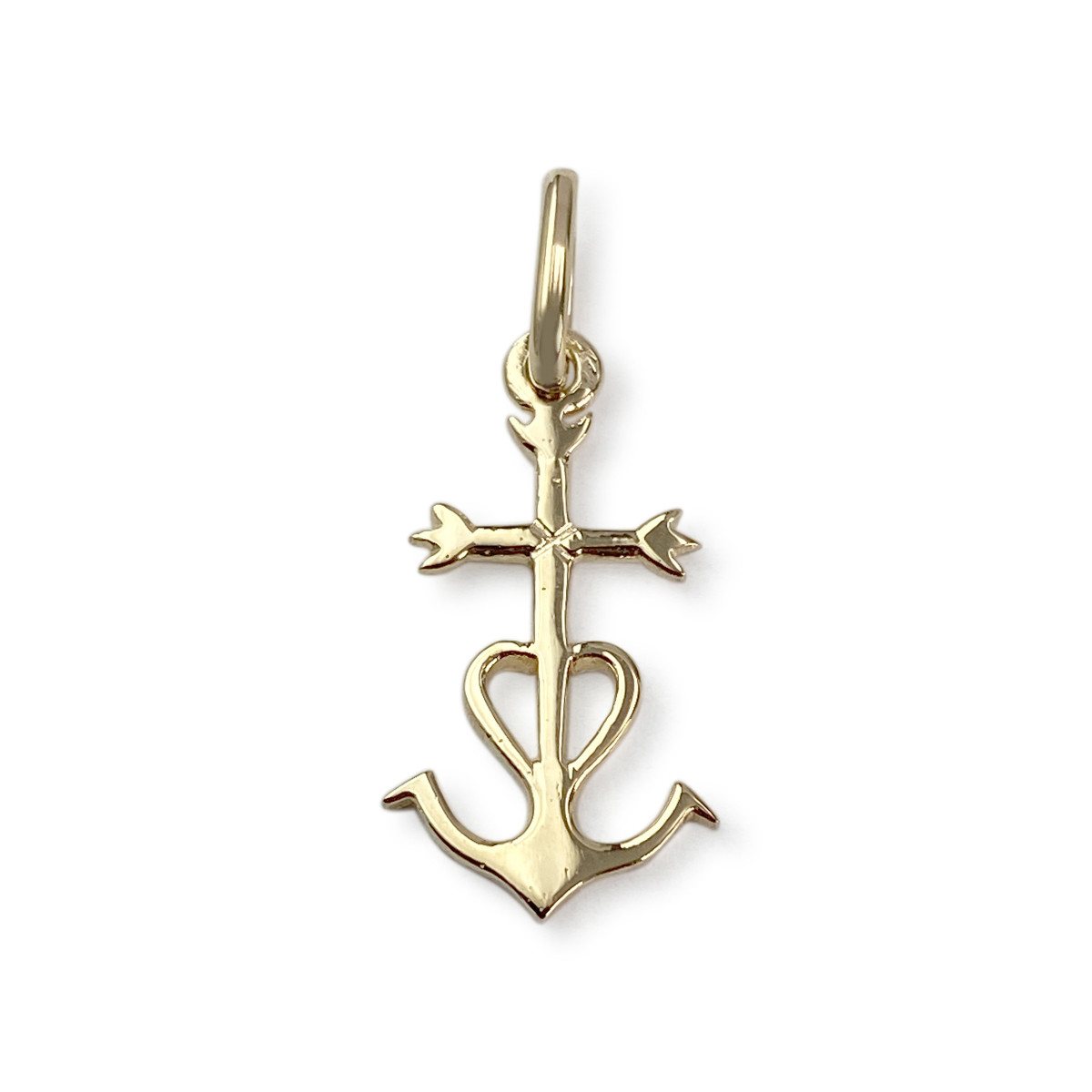 Croix d'occasion or 750 jaune camarguaise