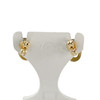 Boucles d'oreilles d'occasion or 750 jaune oxydes de zirconium - vue V3